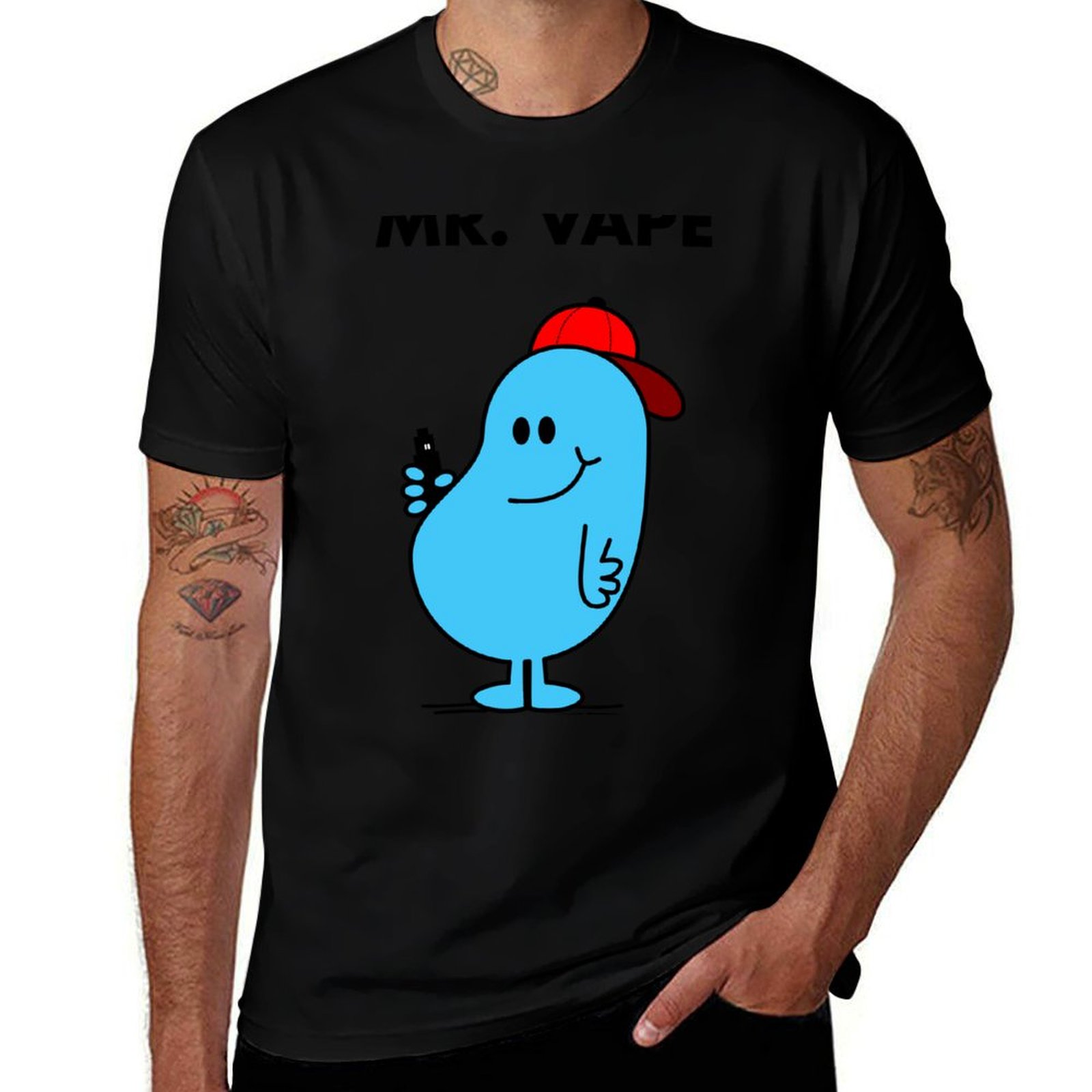 Quick Vape - Mr.Vape T-shirt Zomersport Sneldrogend T-shirt