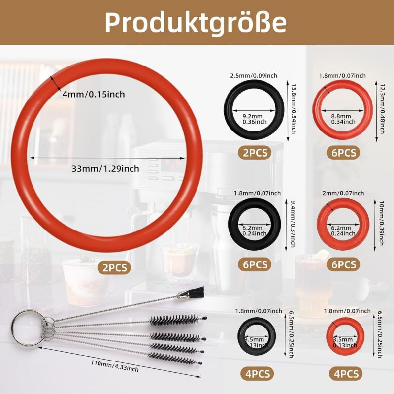 Tank O-Ring Seal - Siliconen afdichtingsring O-ring voor Saeco &