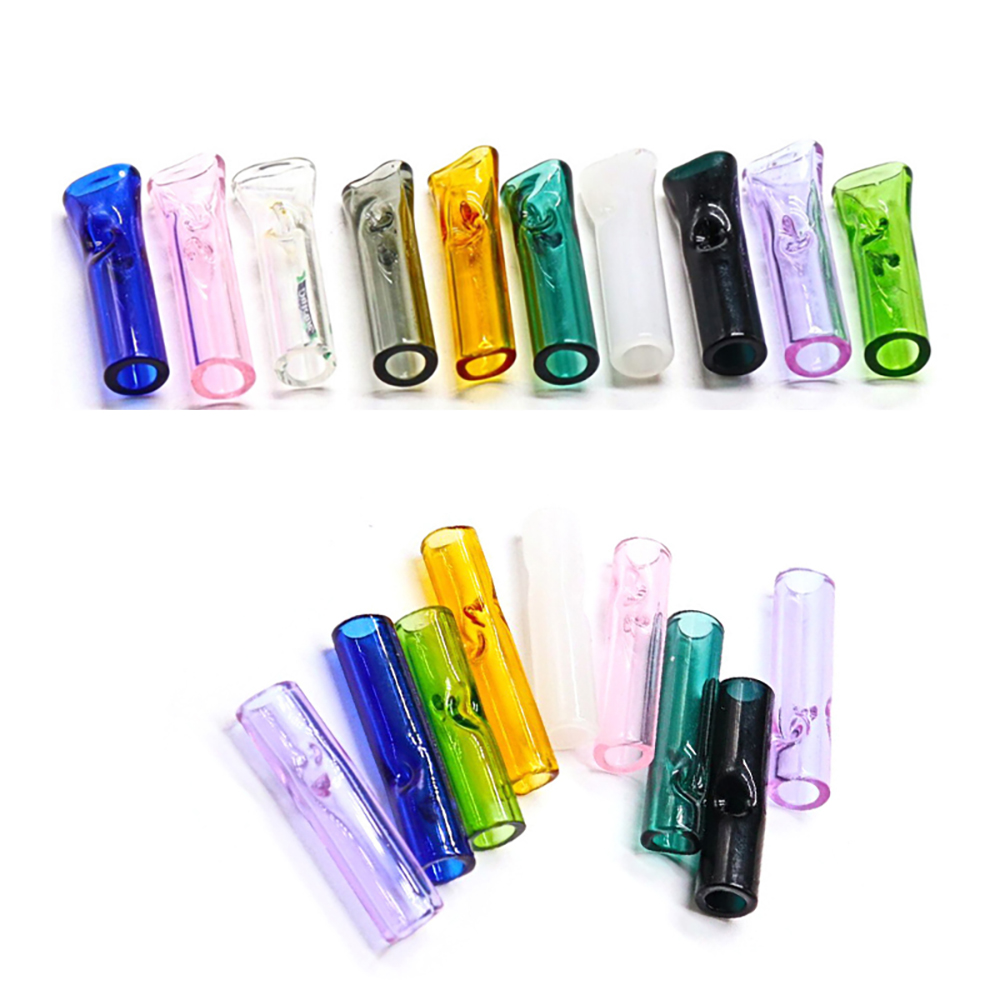 Accessories For Vaping - 6 stks/partij Herbruikbare Gras Mondstuk Glazen