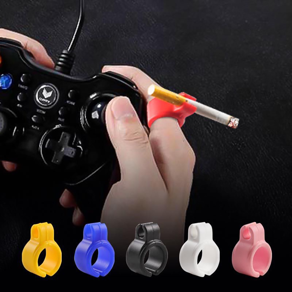 Vape Ring - 1 STKS/5 STKS Siliconen Vinger Sigarettenhouder