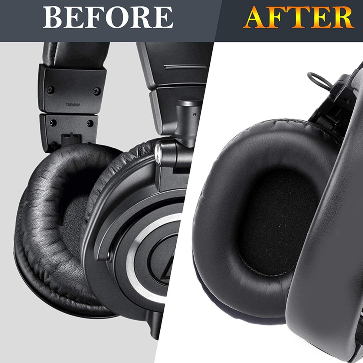 Audio Technica Headphone Ath-M20X - AED6-M50X vervangende oorkussens compatibel met Audio