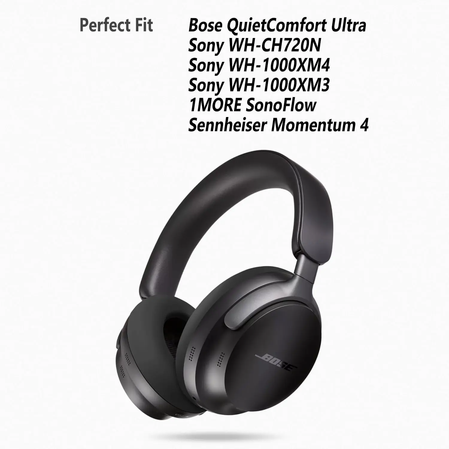 Bose Headphone Qc Ultra - Siliconen Oorbeschermhoes Voor Bose Qc Ultra