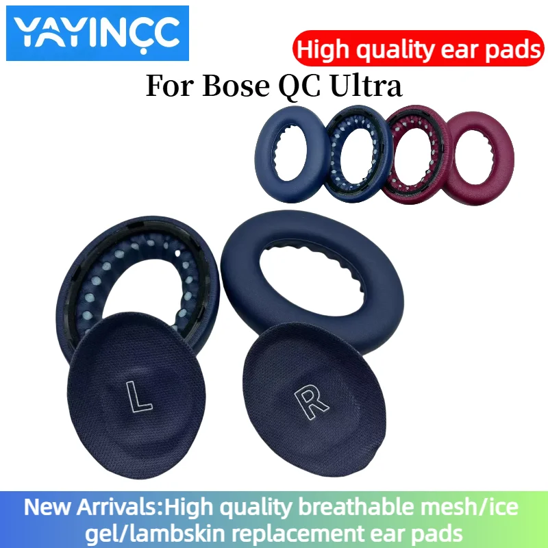 Bose Headphone Qc Ultra - YAYINCC Vervangende eiwitleer oorkussens met geheugenschuim