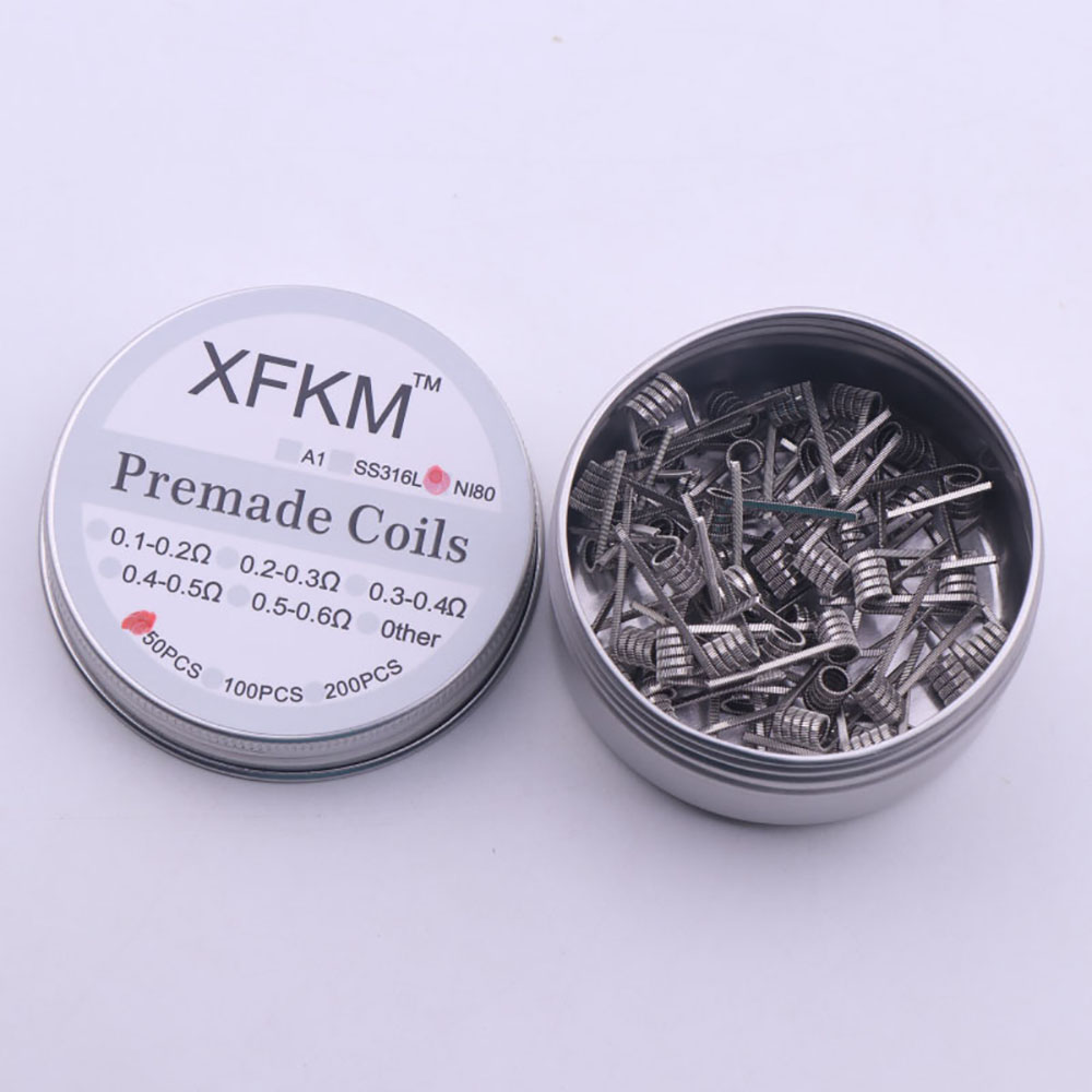 Clapton Wire Pre Built - Ni80 50/100 Voorgebouwde Binnendiameter 3Mm Spoel