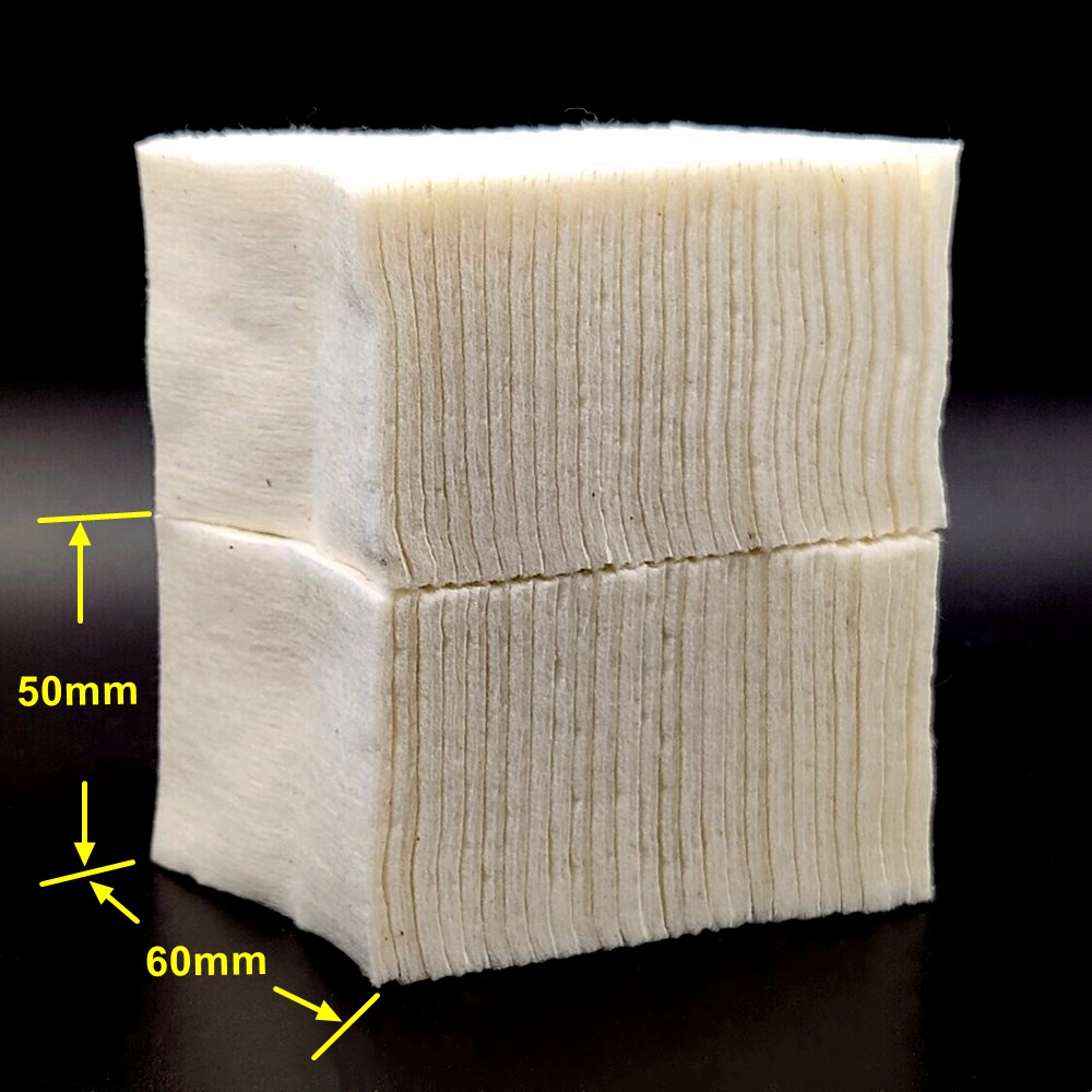 Cotton Wick Organic - 300/100/50PCS Biologisch 100% Katoen 50x60mm Hoog
