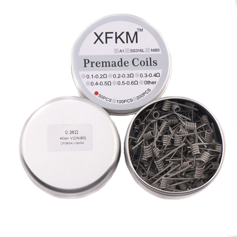 NIEUWE XFKM 100 stks/doos NI80 - Clapton Wire Pre Built recensie en prijs