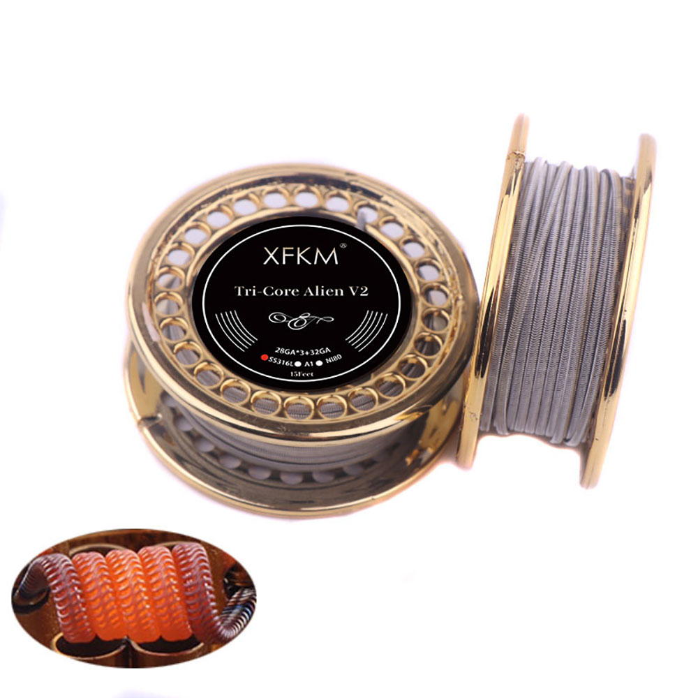 Xfkm 5M/Roll NI80/A1/SS316L Al - Clapton Wire Pre Built recensie en prijs