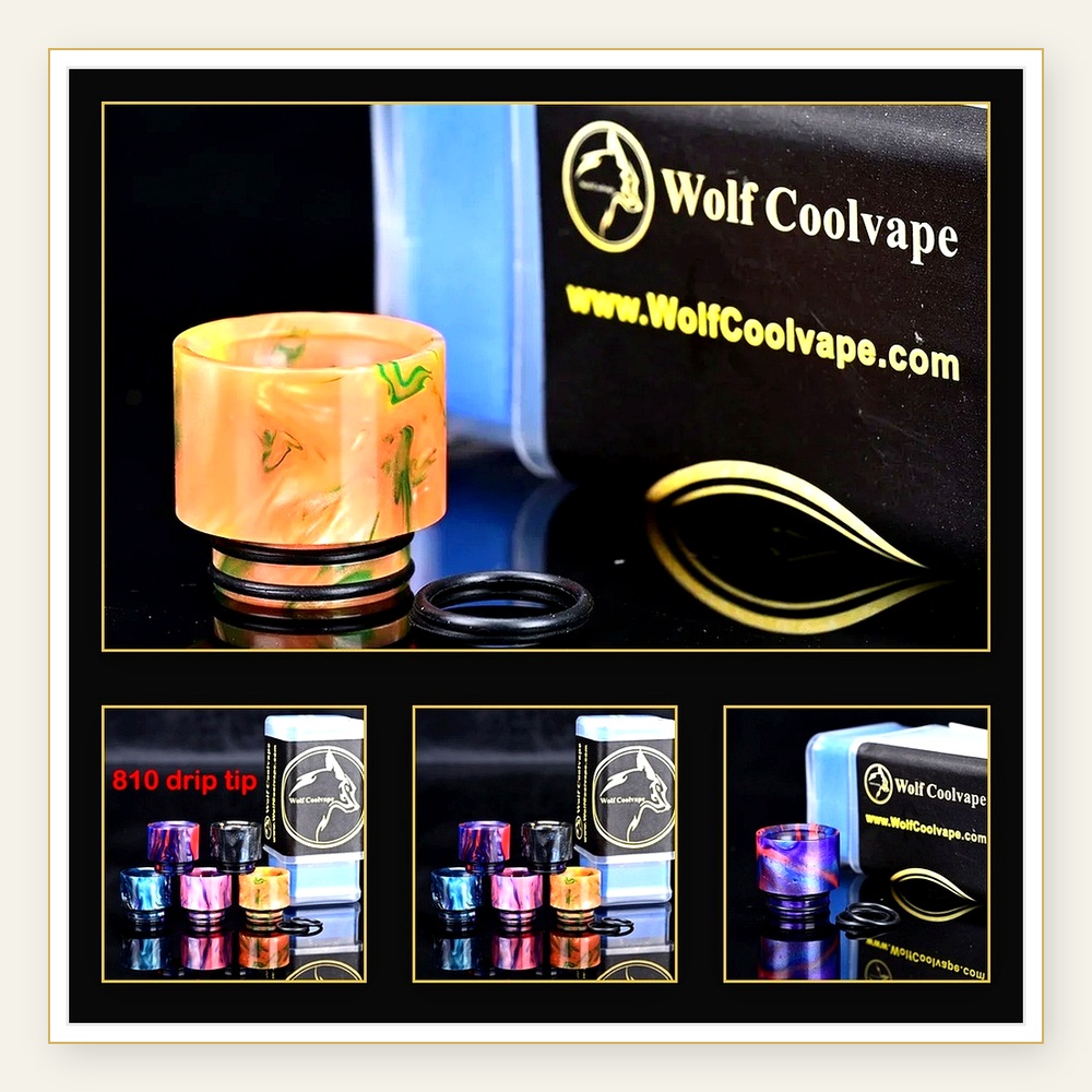 Wolfcoolvape 810 Drip Tips - S - Drip Tip Resin recensie en prijs