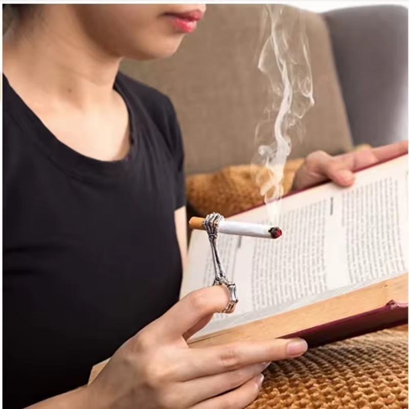 Grappige sigarettenhouder, roo - Vape Ring recensie en prijs