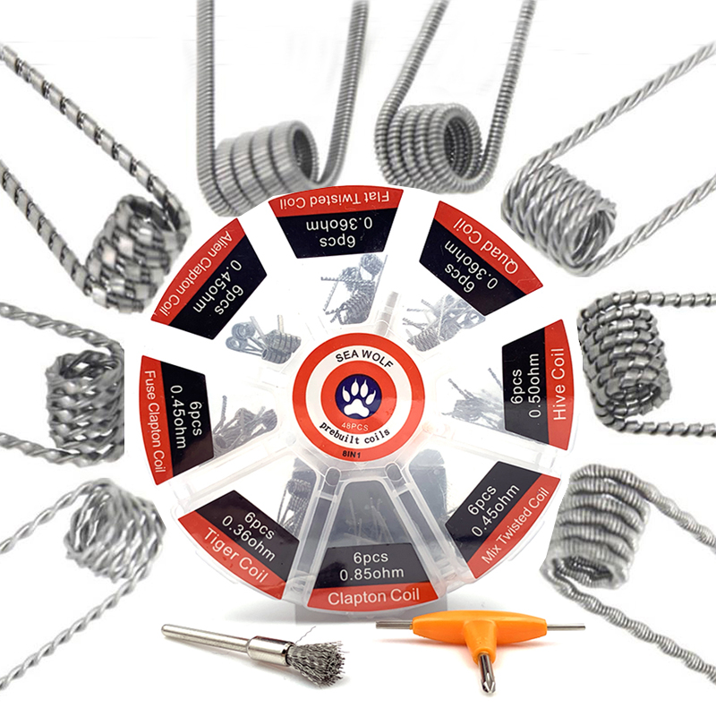 Voorgevormde spoel 8 soorten A - Clapton Wire Pre Built recensie en prijs