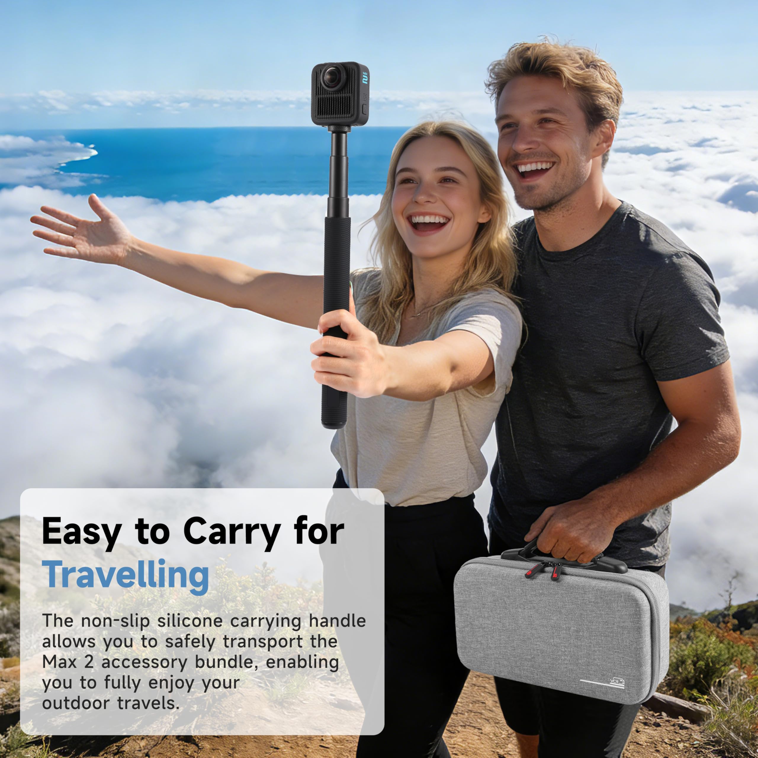 Draagtas voor Gopro Max 2 Opbe - Battery Case Storage recensie en prijs