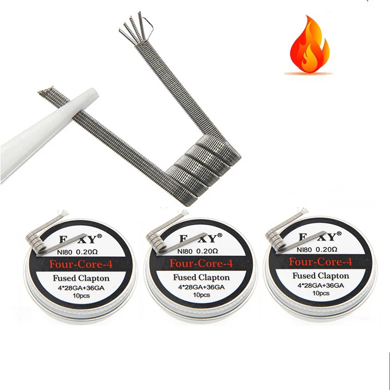 10 stks/doos Ni80 Prebuilt Coi - Clapton Wire Pre Built recensie en prijs