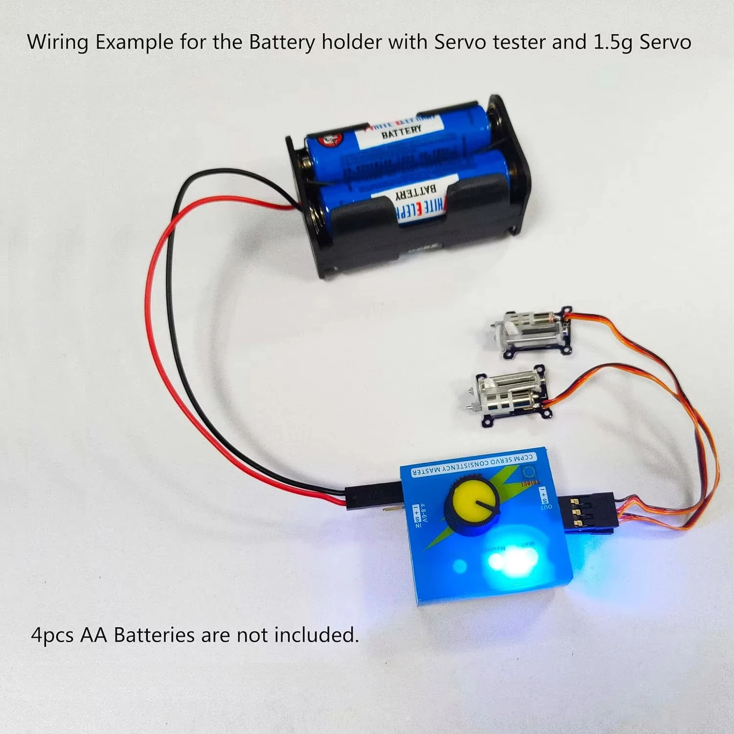 3CH Digitale Servo Tester ESC  - Battery Case Storage recensie en prijs