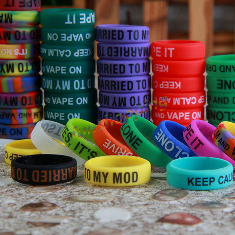 10 stks/partij Multi-color Ant - Vape Band Silicone recensie en prijs