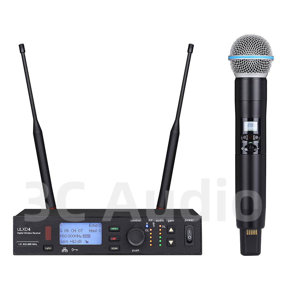 ULXD4-SLXD 500/600 MHz Profess - Shure Mic Sm58 recensie en prijs