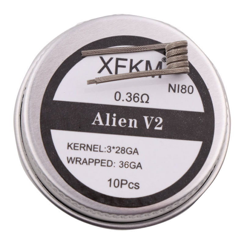 Nieuwe Xfkm Ni80/A1/Ss316l 10  - Clapton Wire Pre Built recensie en prijs