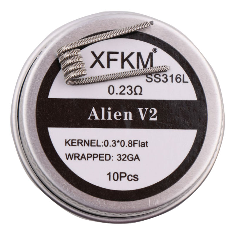 Nieuwe Xfkm Ni80/A1/Ss316l 10  - Clapton Wire Pre Built recensie en prijs