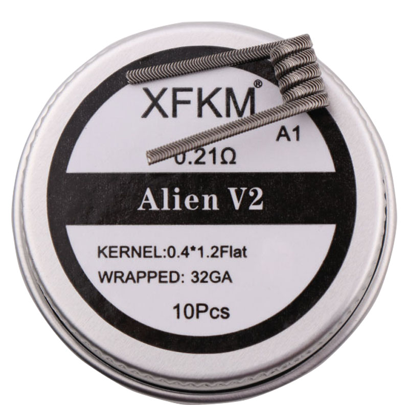 Nieuwe Xfkm Ni80/A1/Ss316l 10  - Clapton Wire Pre Built recensie en prijs