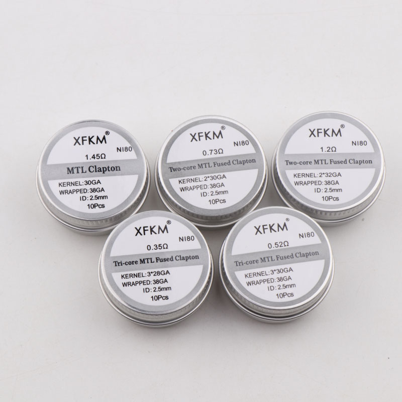 Nieuwe Xfkm 10 Stks/doos NI80/ - Clapton Wire Pre Built recensie en prijs