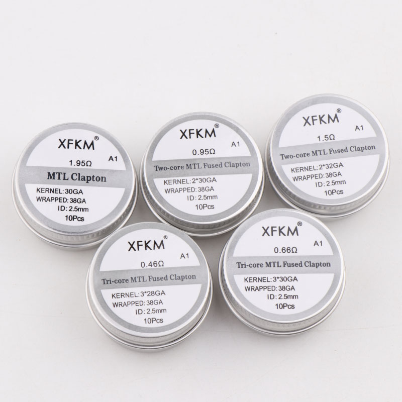 Nieuwe Xfkm 10 Stks/doos NI80/ - Clapton Wire Pre Built recensie en prijs