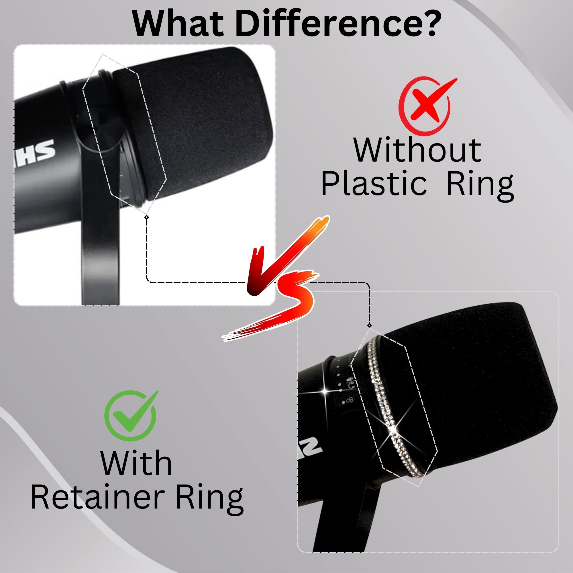 Shining MV7 Popfilter voor Shu - Shure Mic Sm7B recensie en prijs